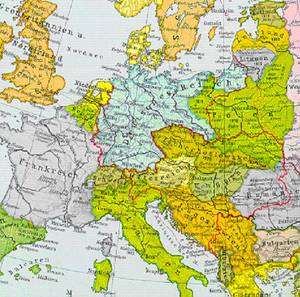 Deutsch-Französische Materialien: Historische Karten von Europa (17.-20